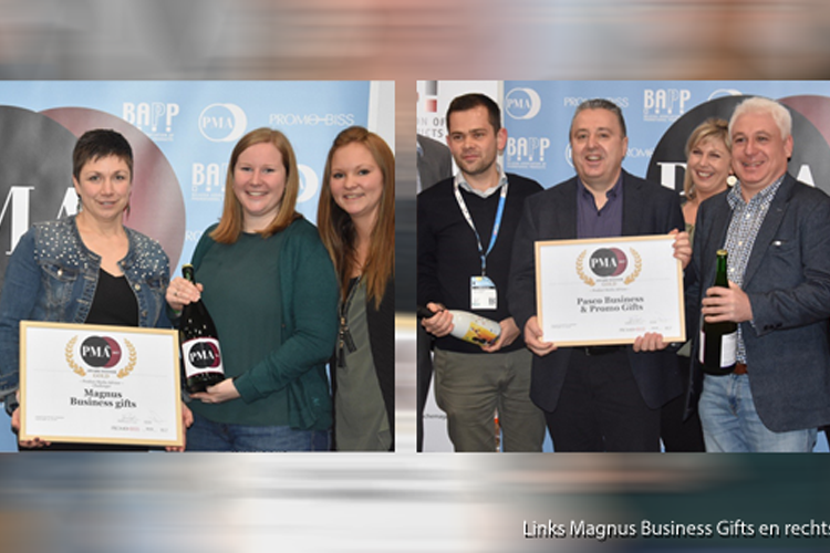 Product Media Advisor of the Year Award 2017 Pasco Gifts en Magnus Business Gifts