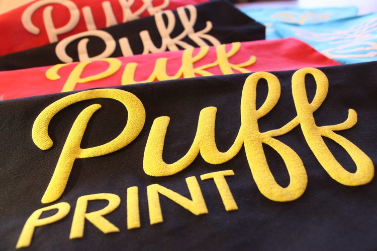 Puff Printing bij Toppoint
