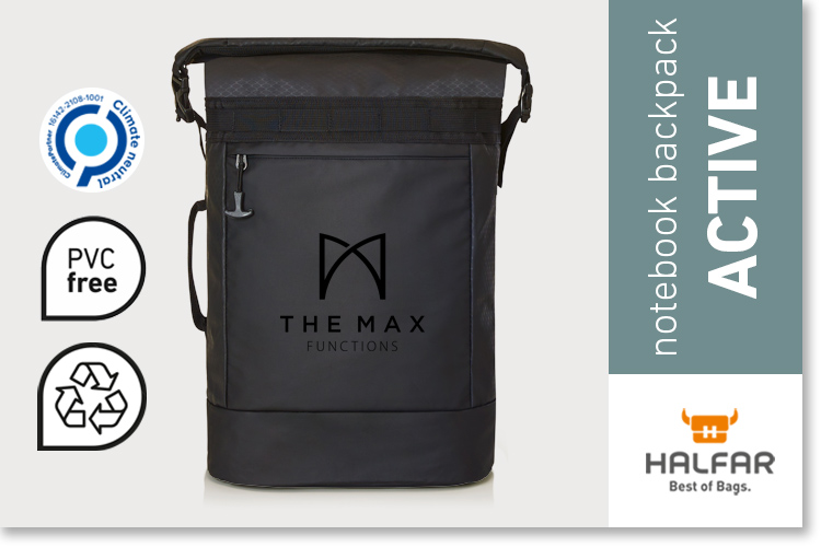Notebook backpack ACTIVE – HALFAR®