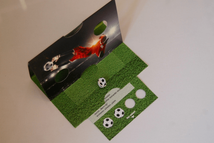 Voetbalpromo in de mail