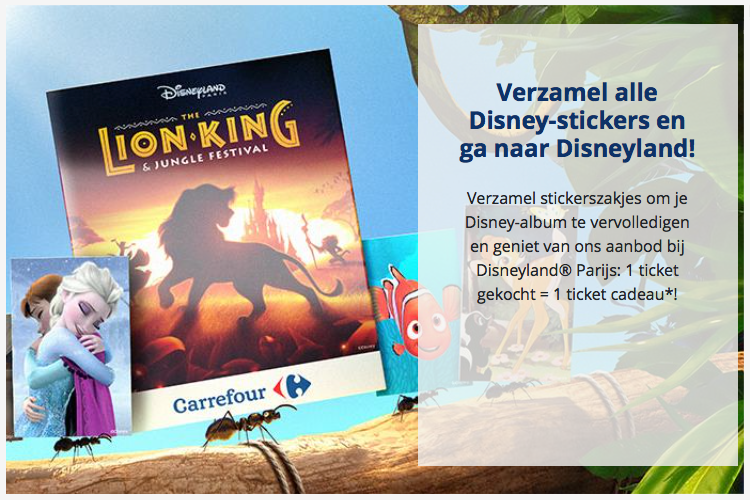 Carrefour start met grote duurzame Disney-spaaractie