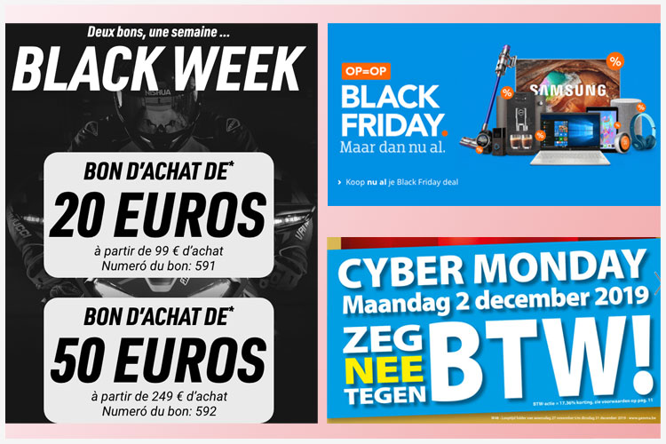 Black Friday en Cyber Monday solden voor de solden